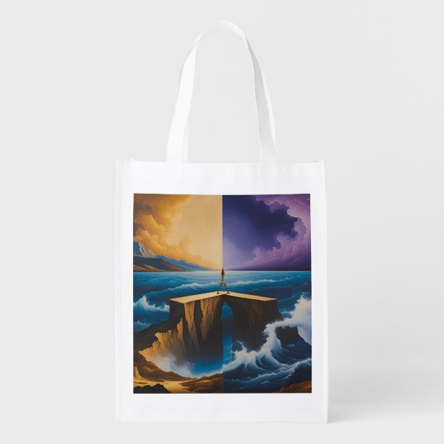 Journey Between Worlds Reusable Grocery Bag (Front)