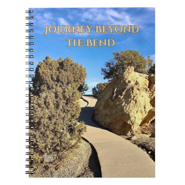 Journey Beyond the Bend Notebook (Front)