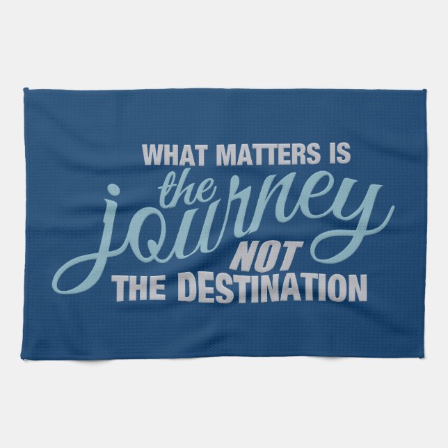 JOURNEY custom kitchen towel (Horizontal)