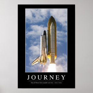 Journey: Inspirational Quote 1 Poster
