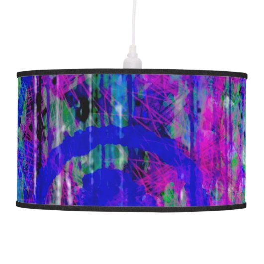 Journey Into My Imagination Abstract Ceiling Lamp (Front)