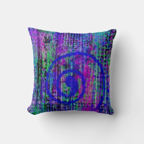 Journey Into My Imagination Abstract Throw Pillow