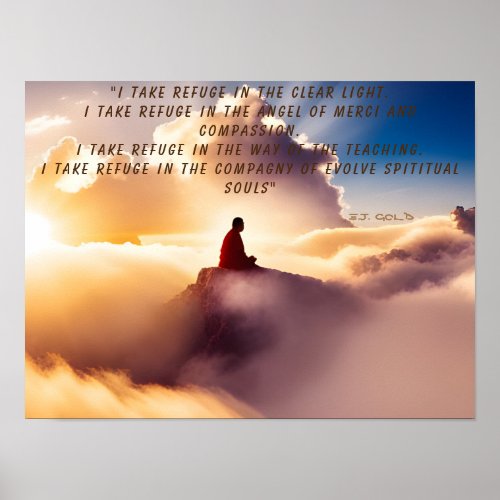 Journey into the Clear Light Print