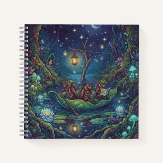 Journey Into the Unknown | Enchanted Night Forest  Notebook