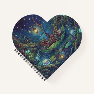 Journey Into the Unknown | Enchanted Night Forest  Notebook
