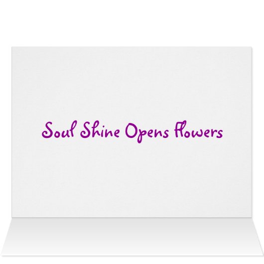 Journey Note - Soul Shine (Inside Horizontal (Top))