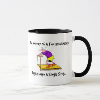 Journey Of A Thousand Miles - Exercise Motivation Mug