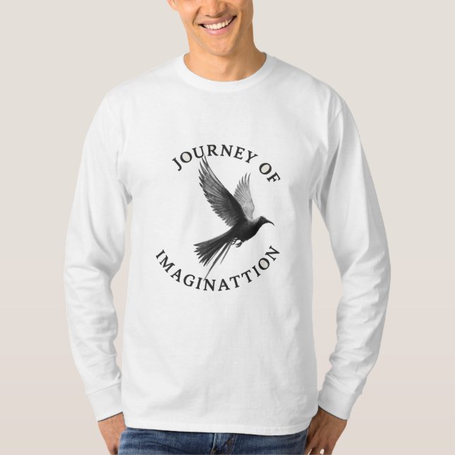 Journey of Imagination – Flying Bird Men’s T-Shirt (Front)
