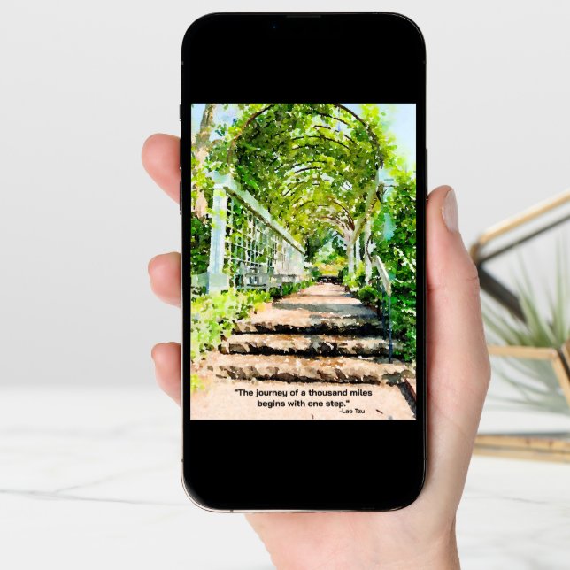 Journey of Life begins with one step Graduation  Card (Front Digital)