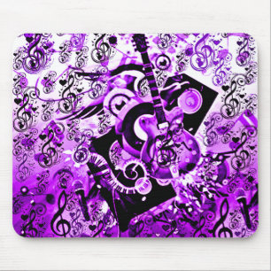 Journey Of Music,Rocks Purple_ Mouse Pad