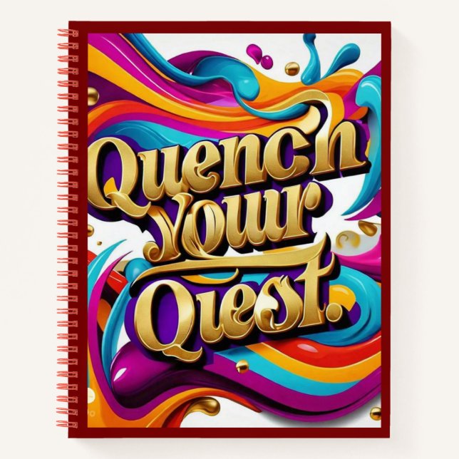 "Journey of Self-Discovery" "Reach New Heights" Notebook (Front)