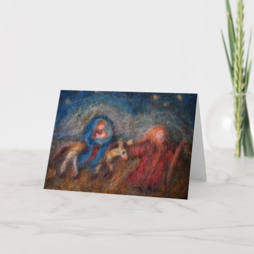 Journey of the Holy Family Christmas card