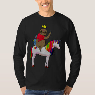 Journey Of The Sloth On A Unicorn T-Shirt