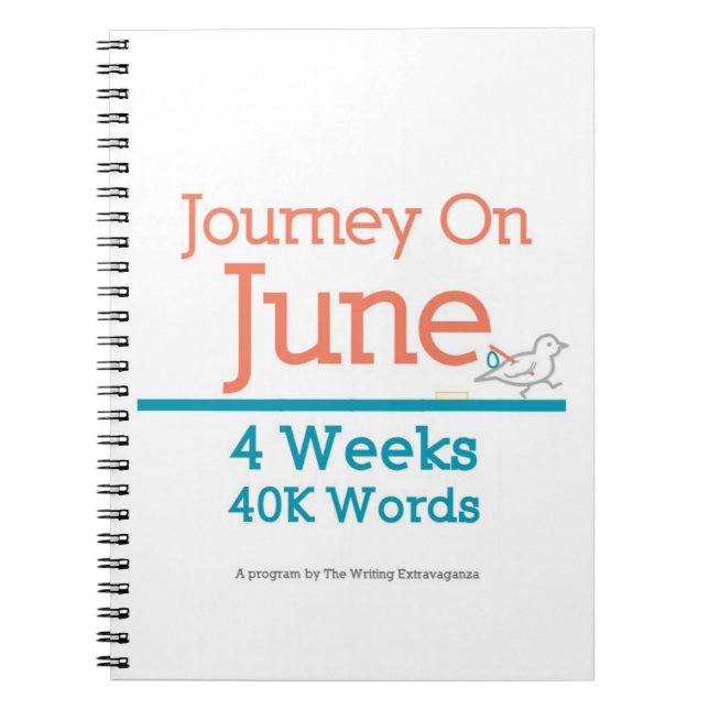 Journey On June: 4 Weeks, 40K Notebook (Front)