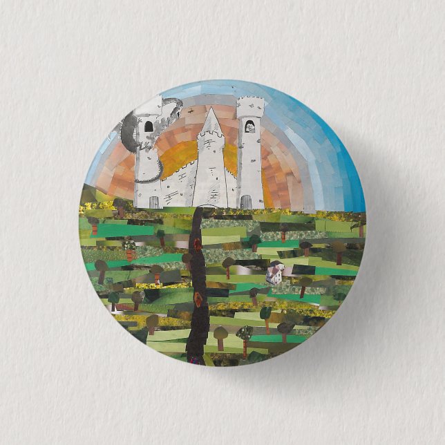 Journey Through a Fantasy Novel Button (Front)