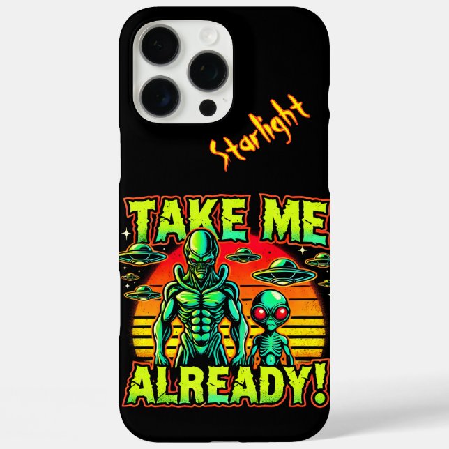 Journey to Extraterrestrial Realms Now! Case-Mate iPhone Case (Back)