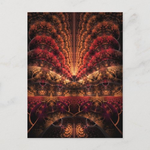 Journey to Infinity fractal artwork Postcard
