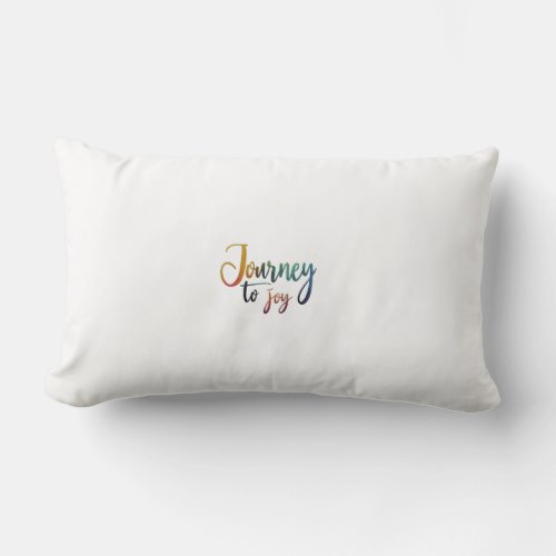 Journey to joy lumbar pillow