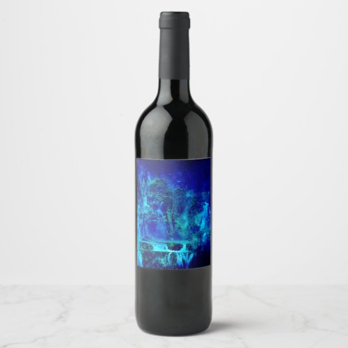 Journey to Neverland Wine Label