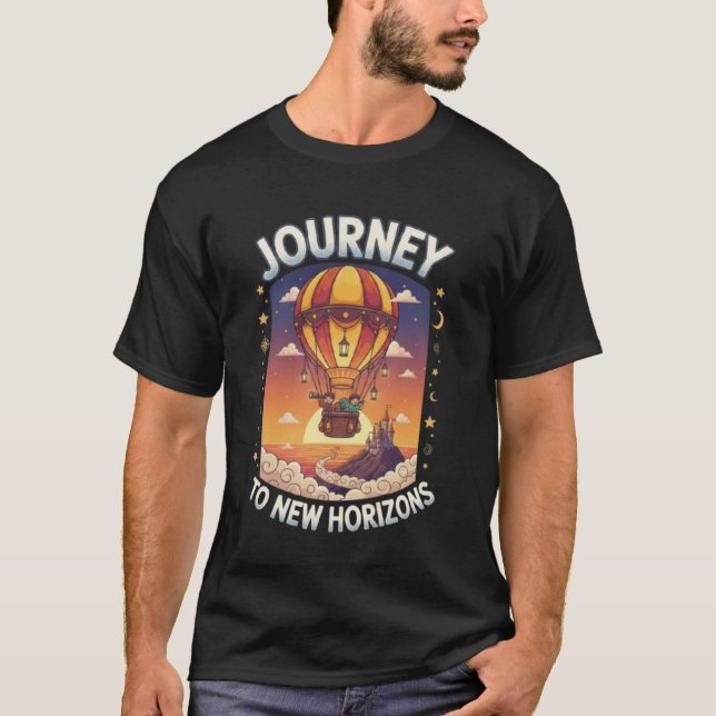 Journey to New Horizons – Adventure T-shirt (Front)