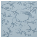 Journey to the Chateau Peacock Blue Fabric