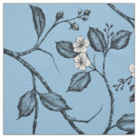 Journey to the Chateau Warbler Blue 2 Fabric