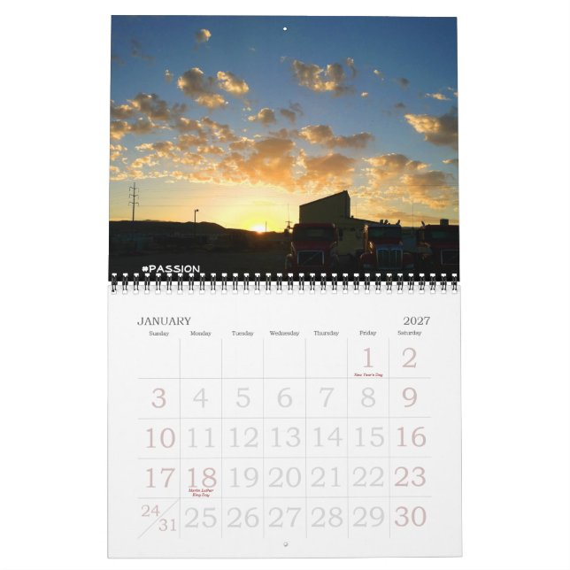 Journey to the Southwest Calendar (Jan 2027)