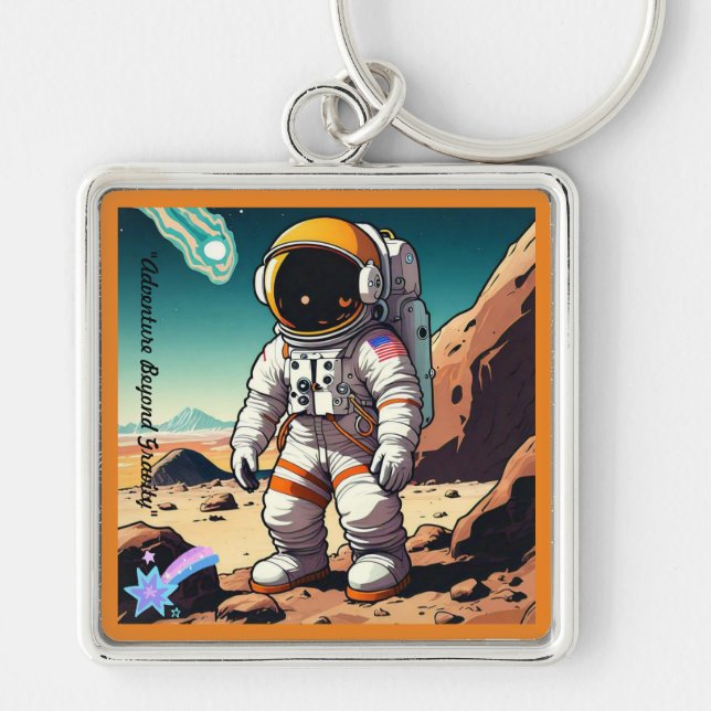 "Journey to the Unknown" Keychain (Front)