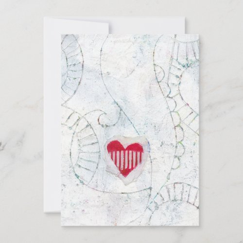 Journey To You _ Red Heart Greeting Card