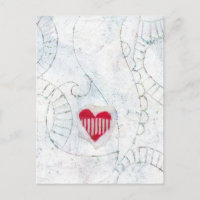 Journey To You - Red Heart Postcard