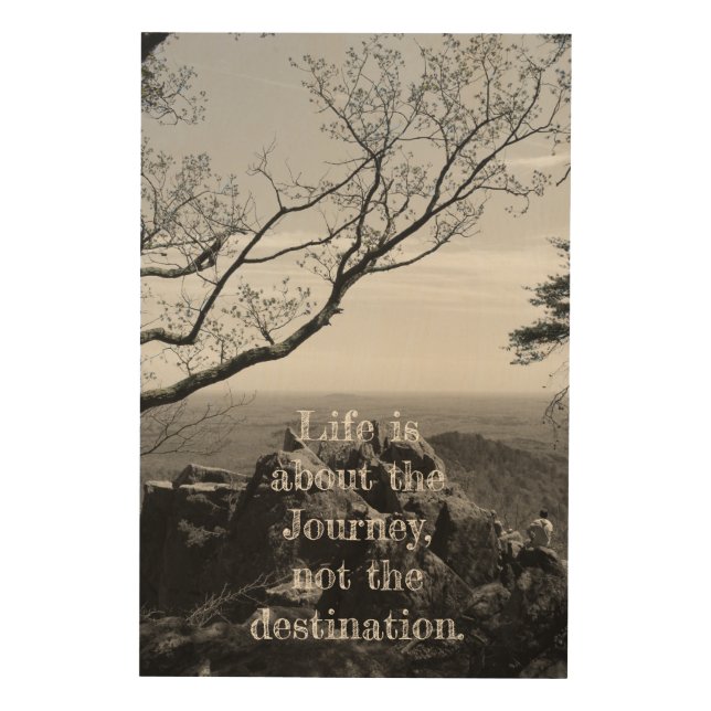 Journey Wood Wall Art (Front)