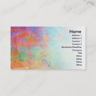 Journeys - Abstract Travel Theme Business Card