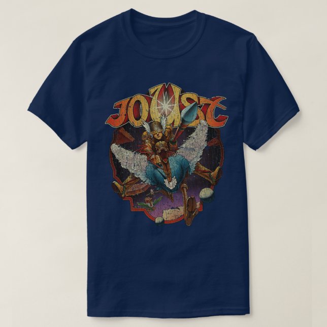 Joust Attack 1982 T-Shirt (Design Front)