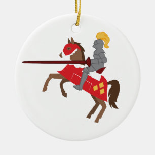 Joust Knight Ceramic Ornament