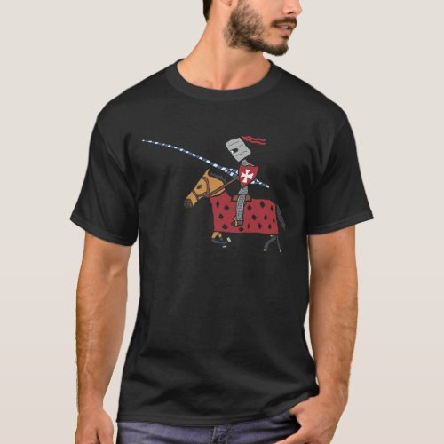 Jousting Knight T_Shirt