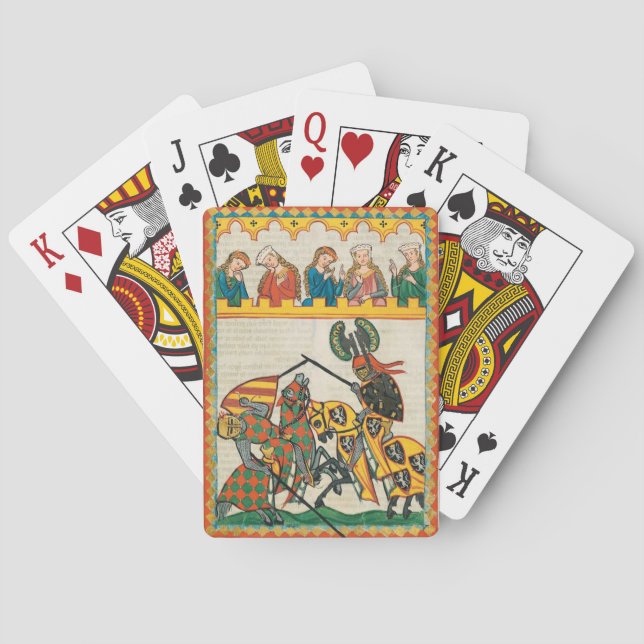 Jousting Poker Cards (Back)