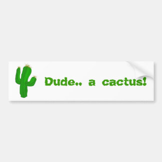 Jovi Cactus Bumper Sticker