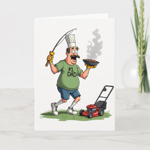 Jovial Fathers Day Chef Card