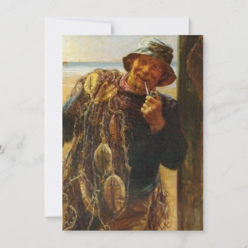 Jovial Fisherman by Frederick Morgan Card
