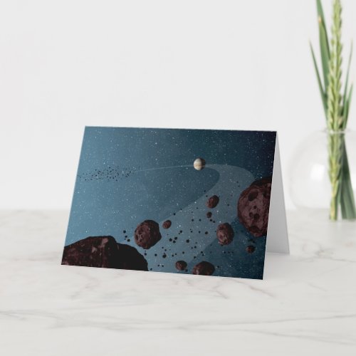 Jovian Trojans Asteroids Card