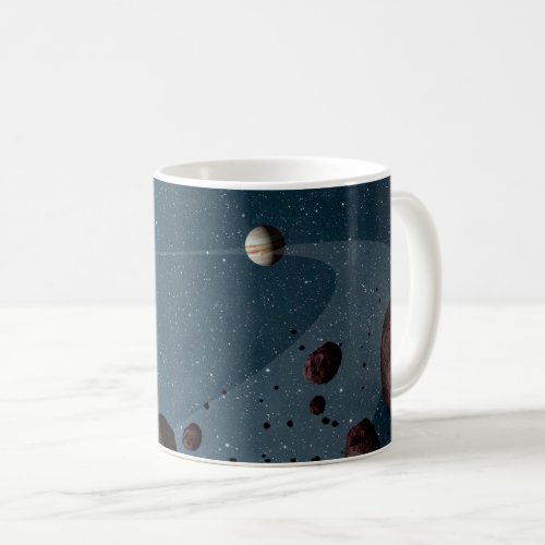 Jovian Trojans Asteroids Coffee Mug