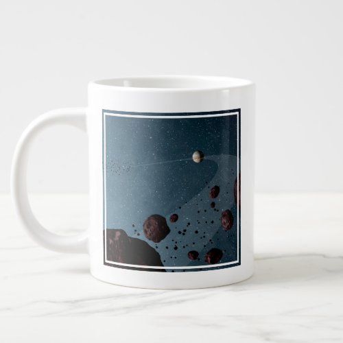 Jovian Trojans Asteroids Giant Coffee Mug