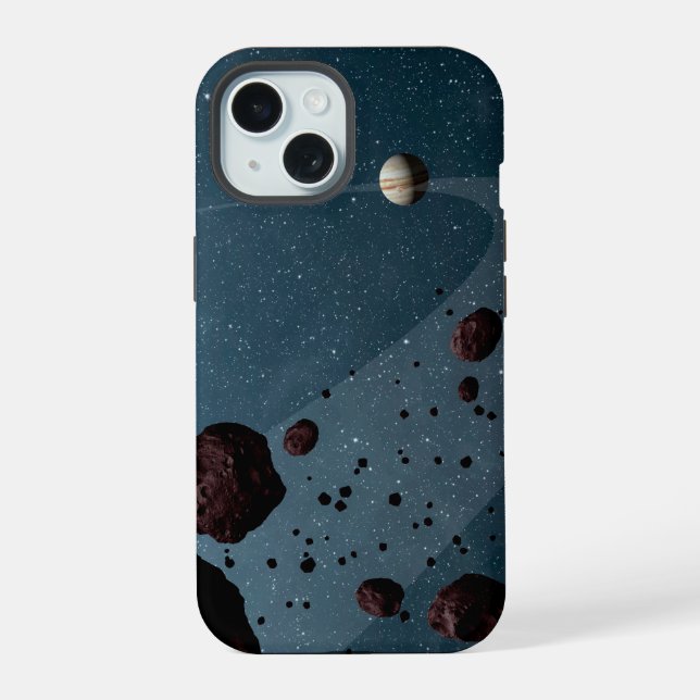 Jovian Trojans Asteroids. Iphone Case (Back)