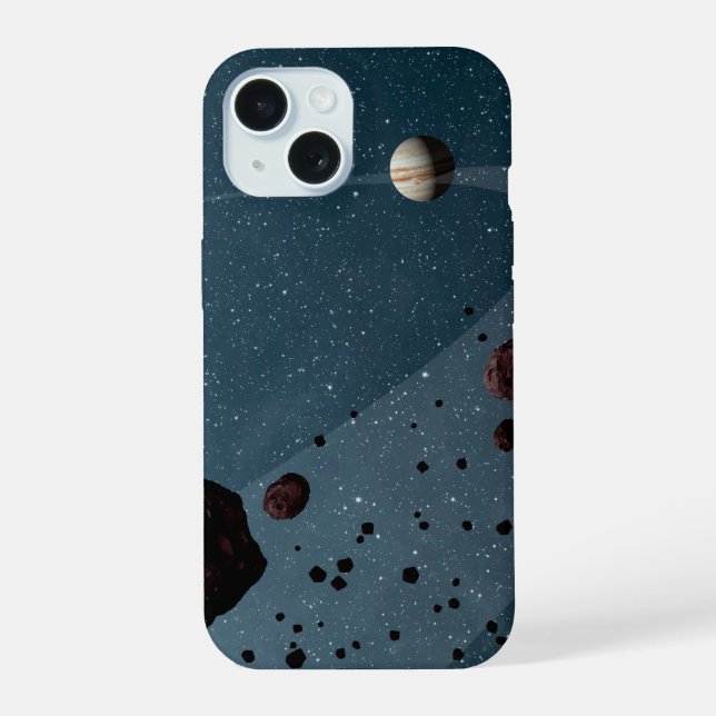 Jovian Trojans Asteroids. Iphone Case (Back)