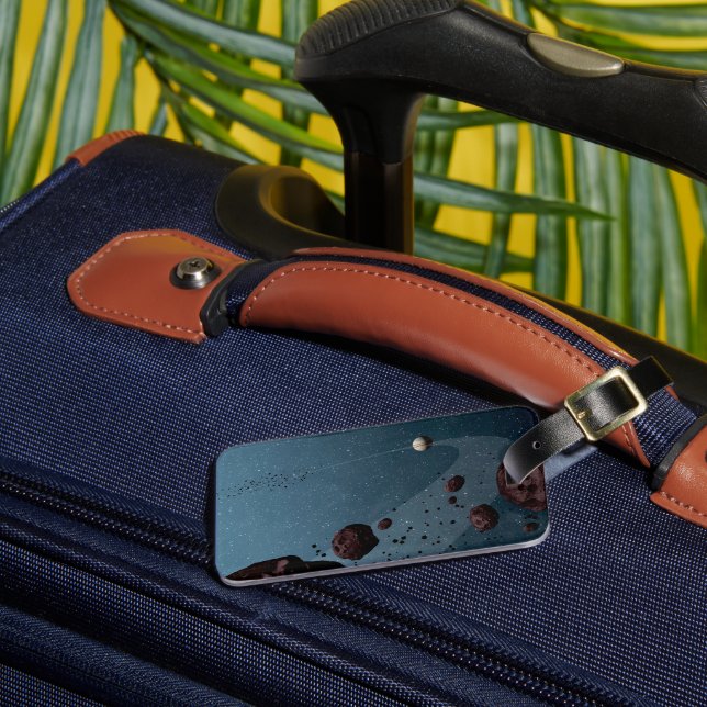 Jovian Trojans Asteroids. Luggage Tag (Front Insitu 3)