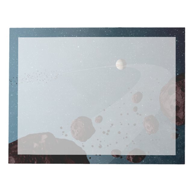 Jovian Trojans Asteroids. Notepad (Front)