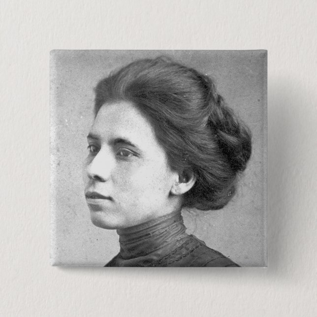 Jovita Idar Chicana Tejana Suffrage Journalist Button (Front)