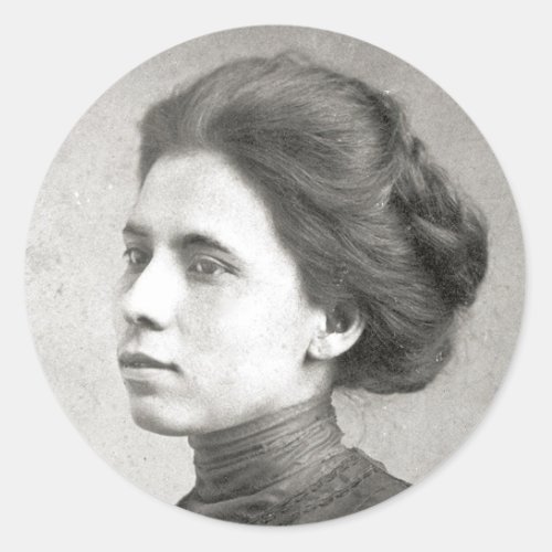 Jovita Idar Latina Womens Rights Suffrage Classic Round Sticker