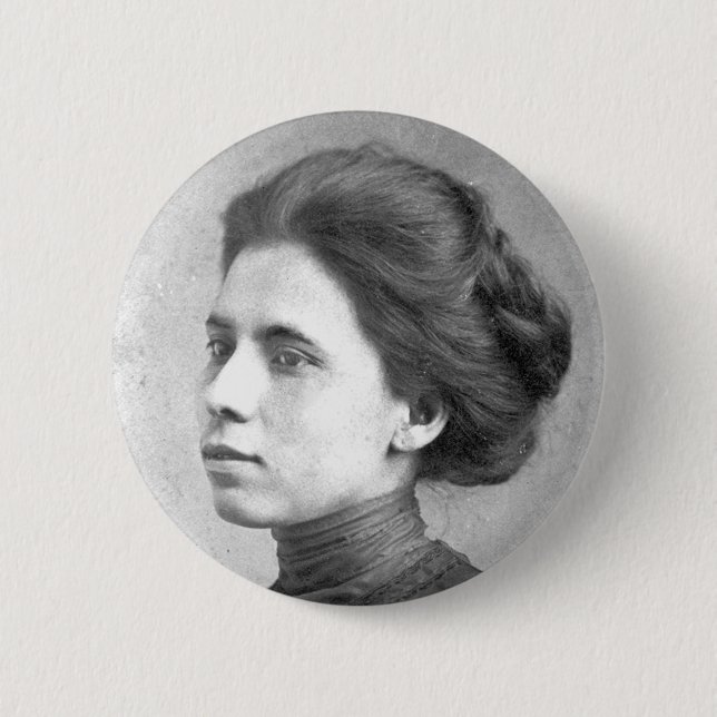 Jovita Idar Mexican Tejana Suffrage Journalist Button (Front)