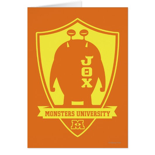 JOX -Monsters University Cards (Front)